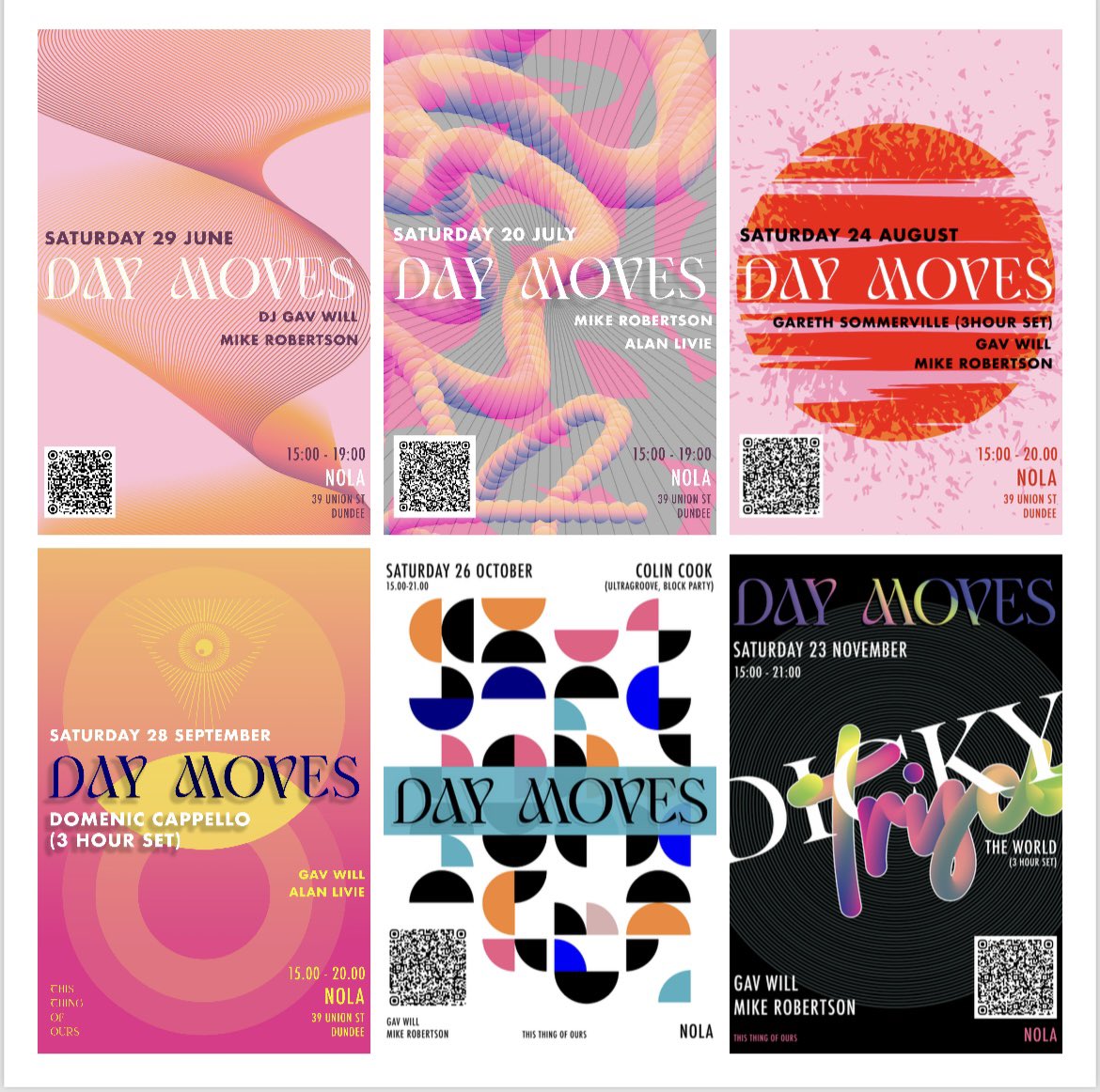 6 months of Day Moves in #Dundee