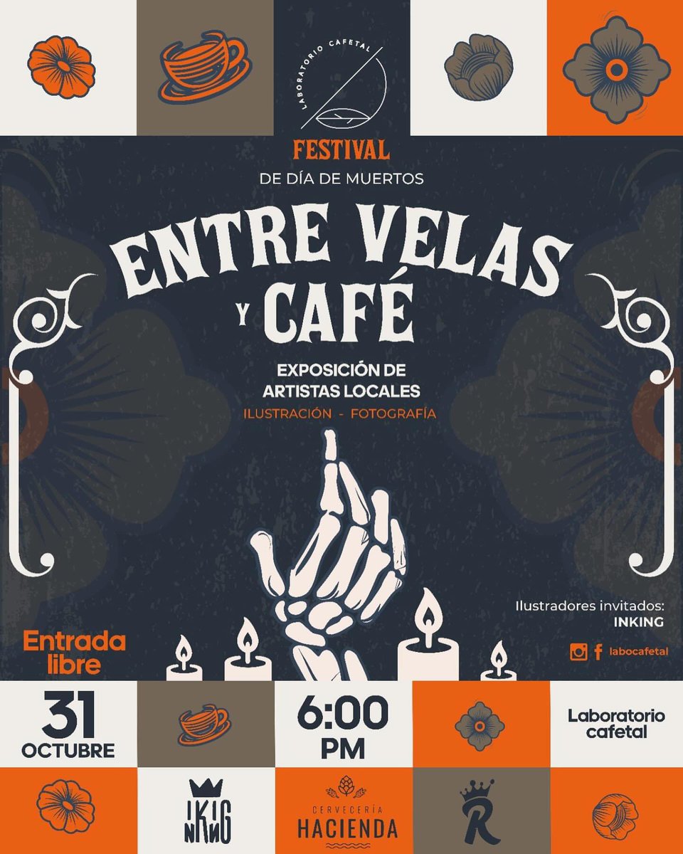 Hoy expongo con mi crew <a href="/chaviuxverano/">Salvador Verano C.</a> | <a href="/mappatino/">Marco Patiño</a> | #TomasTodas en el Laboratorio Cafetal 👻🎃💀