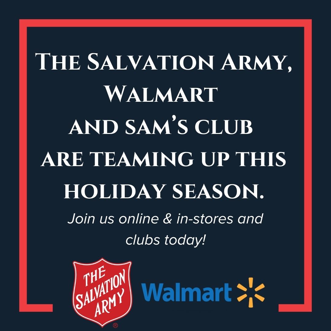 SalvationArmyUS's tweet photo. We’re teaming up with @Walmart and @SamsClub again to help spread peace and joy this holiday season and we hope you’ll join us! Here's how you can help ⬇️
#doingthemostgood #angeltree #redkettle #christmas https://t.co/9qfK0undyC