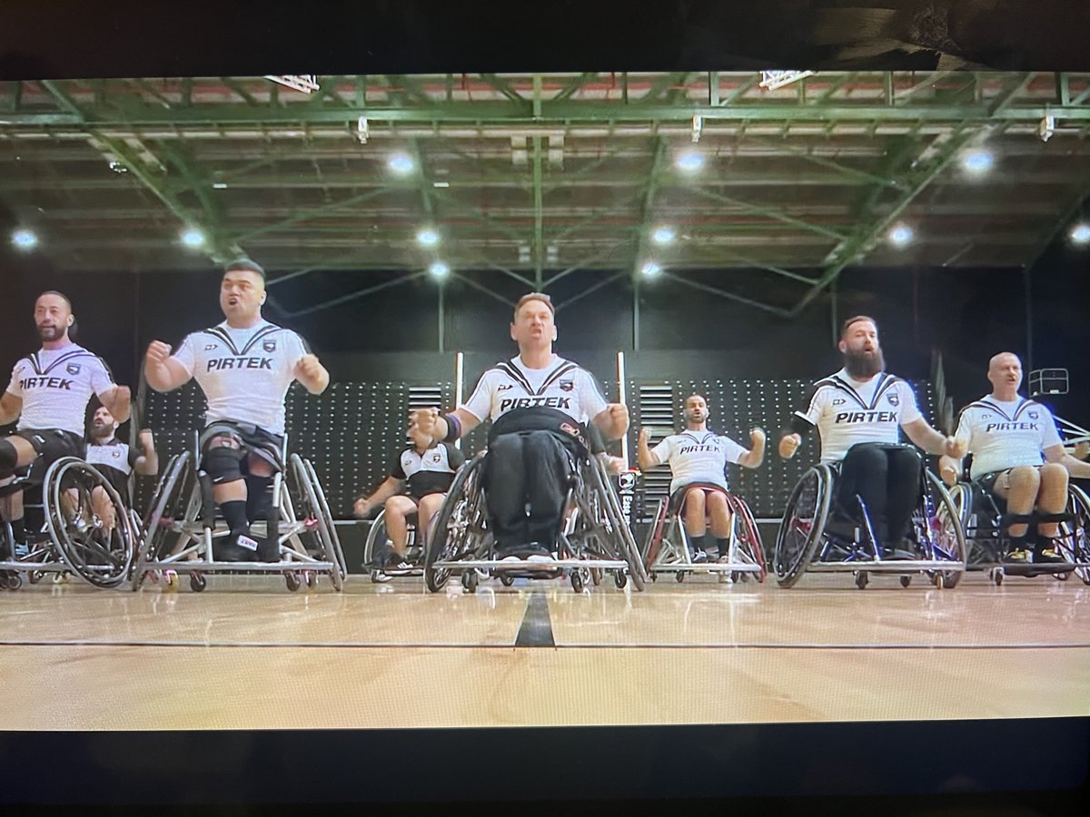 yes thats a haka in <a href="/WheelchairRL/">Wheelchair RL</a>