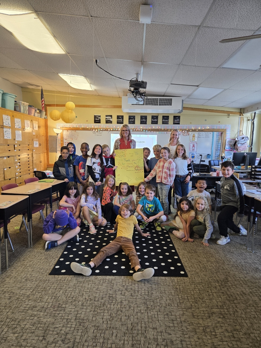BSDEducation's tweet image. Idaho Superintendent Debbie Critchfield joined @bsd_monroe as a Monroe Mystery Reader in Mrs. Bleazard&apos;s class, reading “The Quaken” &amp;amp; “If You Find A Leaf.” We’re grateful for guest readers like @debbieforidahostudents and @carrieforidaho who make learning special! 📚 #BSDPride