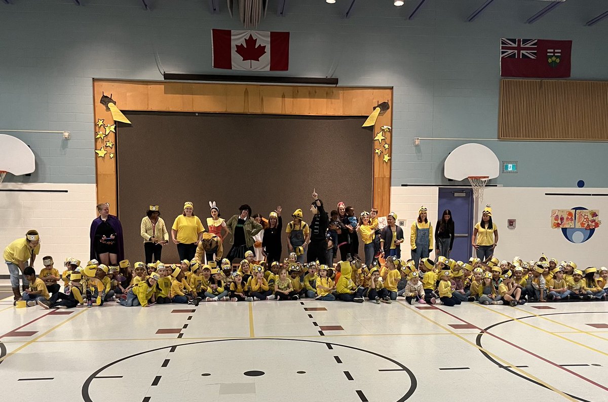So many minions around the school today!!!
