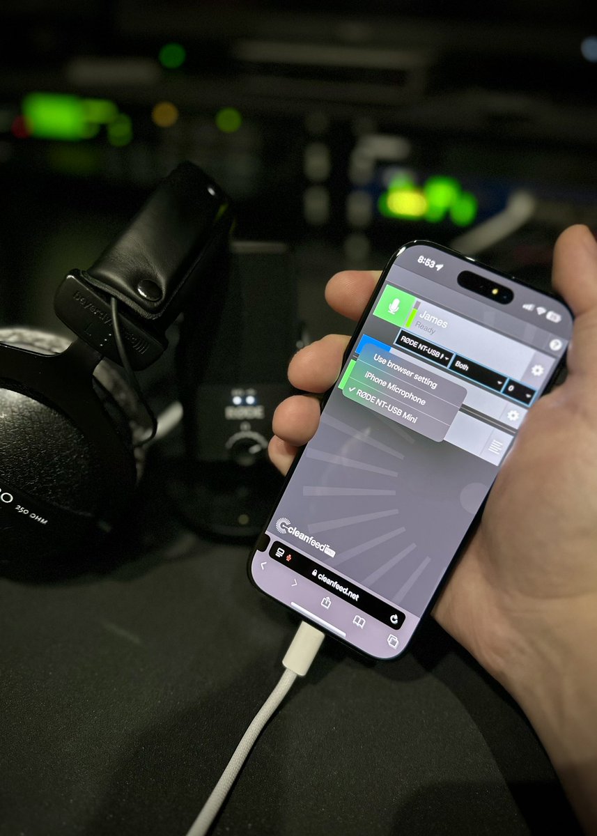 Cleanfeed (@cleanfeednet) on Twitter photo Cleanfeed on Safari iOS now supports USB audio interfaces! 🎙️ We worked with @apple to enable USB-C connectivity on iOS devices in Safari. Now you can enjoy high-quality remote audio on the go. Here is our iPhone with a <a href="/rodemic/">Michael Rode</a> NT-USB Mini 😍🙌🏻 Cleanfeed on Safari iOS now supports USB audio interfaces! 🎙️ We worked with @apple to enable USB-C connectivity on iOS devices in Safari. Now you can enjoy high-quality remote audio on the go. Here is our iPhone with a <a href="/rodemic/">Michael Rode</a> NT-USB Mini 😍🙌🏻