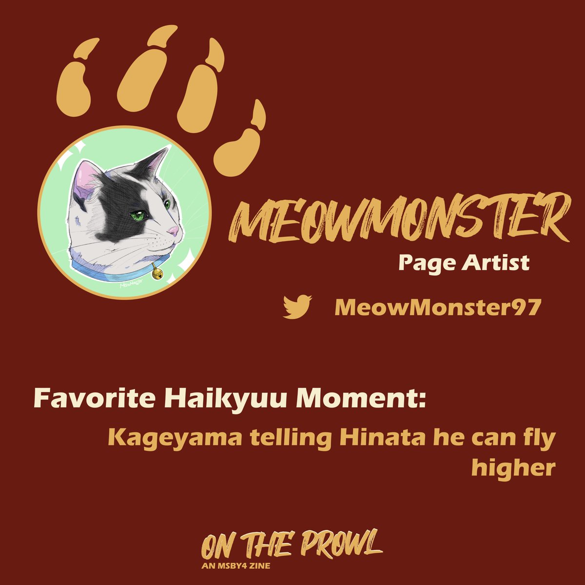 "On The Prowl" - A digital MSBY4 Haikyu!! Zine tweet media
