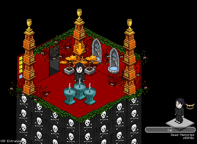 GothicMafiaHQ's tweet photo. Happy Halloween Everyone!

We have 3 BB's to giveaway to one lucky person! Simply do the following:

💀Like this post
💀Repost
💀Follow us here at @GothicMafiaHQ 

Winner will be picked tomorrow!! 

#HabboHotelOrigins #HabboOrigins #WeWantBadges https://t.co/m937Gk8l1q