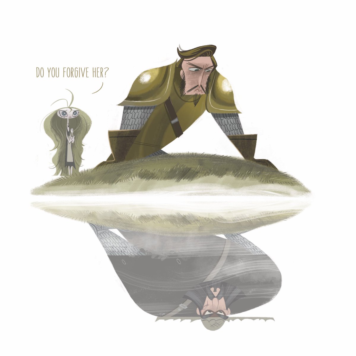 kathudsonart's tweet photo. Art inspired by the medieval horror novel #betweentwofires by @buehlmeister
#betweentwofires #horrornovel #characterdesign #christopherbuehlman https://t.co/roeEHOCWDG