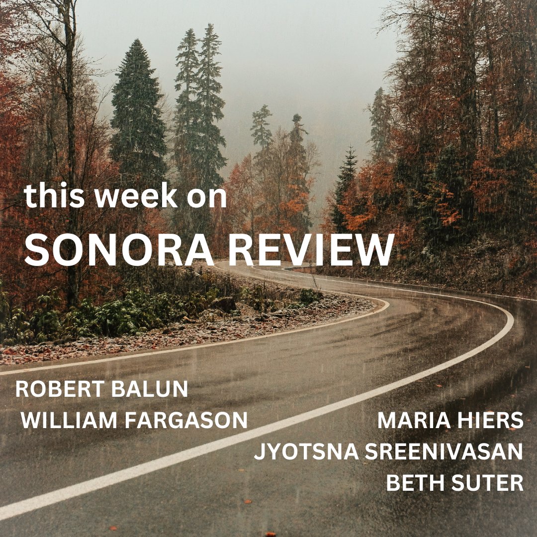 This week on Sonora Review, our writers take on the modern experience in all its overwhelming, awesome, intense, and trying splendor. Live now on sonorareview.com ✴️✴️✴️✴️ <a href="/williamfargason/">William Fargason</a>
