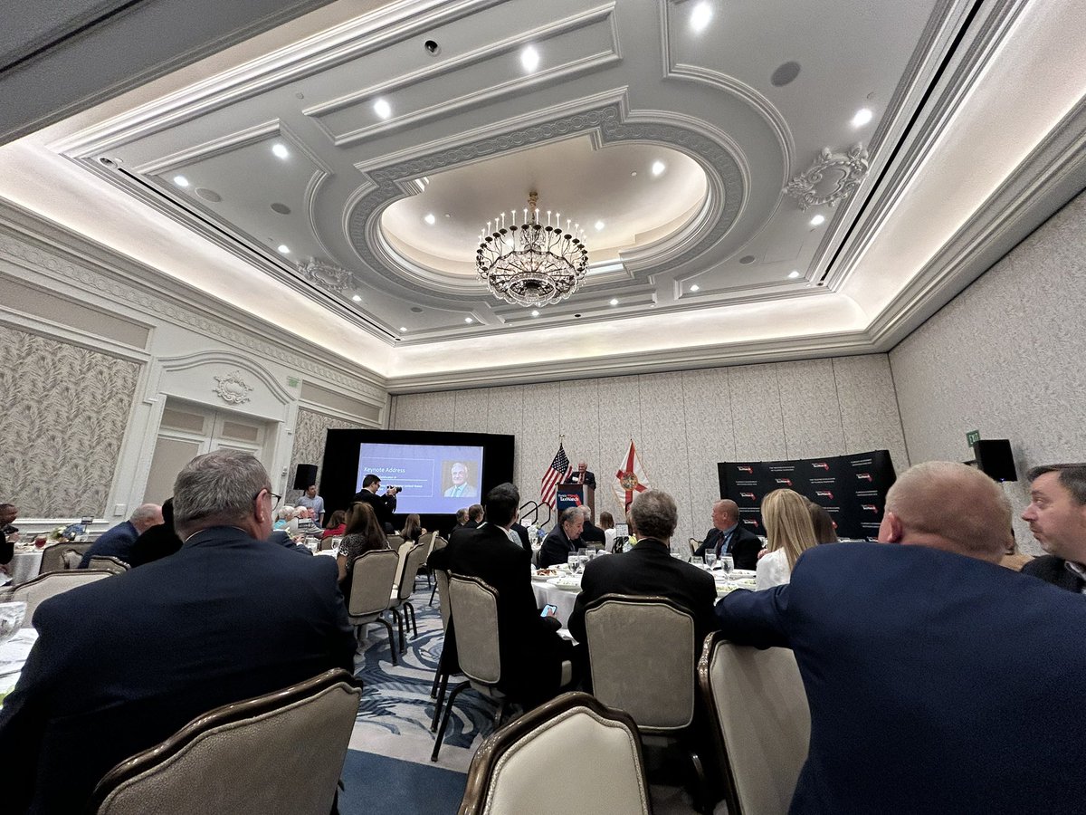 It was truly an honor to listen to Former Congressman Barry Goldwater Jr’s ( <a href="/intergalactic87/">Barry Goldwater Jr.</a> ) life experiences today at <a href="/FloridaTaxWatch/">Florida TaxWatch</a> #ftw45