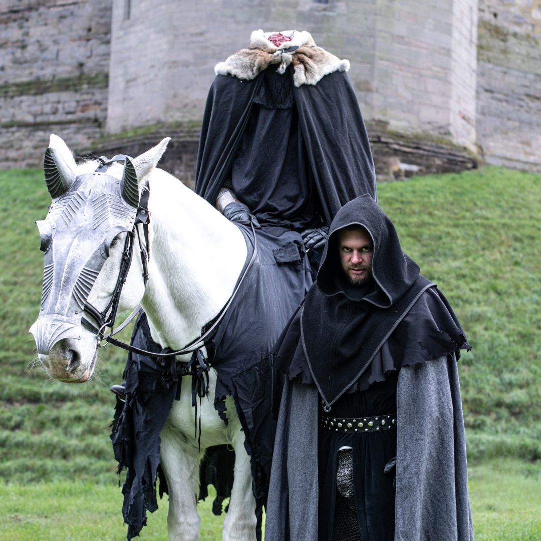 Halloween Spooktacular at Warwick Castle continues till the 3rd of November! 
Beware... the horseman is looking for a new head... 💀

🎟️ warwick-castle.com/explore-1/even…