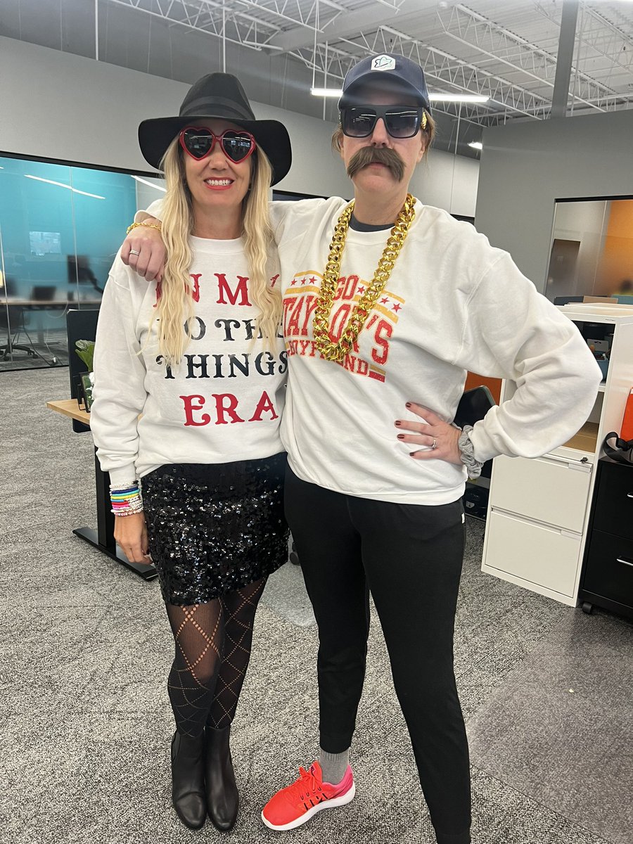 osterblum's tweet photo. @tkelce did you ever think you’d be a Halloween costume?? #allrightnow https://t.co/0pymBVChMH