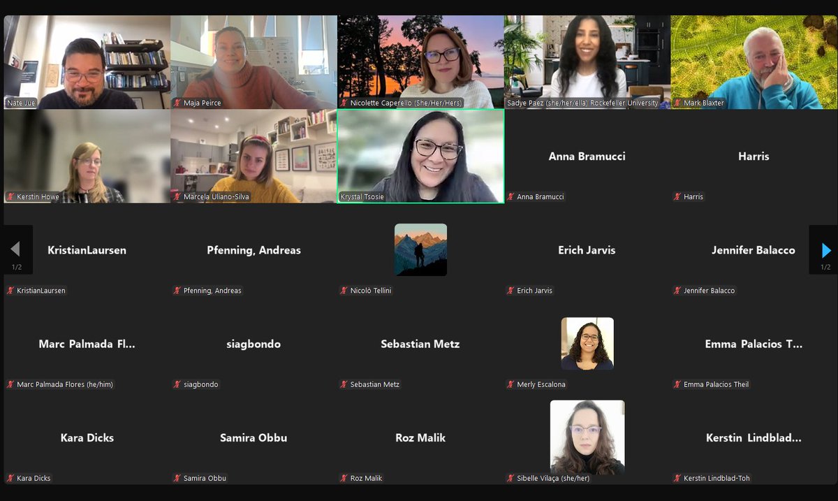 We hear from <a href="/kstsosie/">Dr. Krystal Tsosie, PhD, MPH</a> about her upbringing and who she is outside the amazing science at the <a href="/EBPJEDI/">EBP Justice, Equity, Diversity, Inclusion +</a> session LIVE at #BG24

@sadyepaez <a href="/DrJueFish/">Nate Jue</a> @palmadamarc
<a href="/kstsosie/">Dr. Krystal Tsosie, PhD, MPH</a> <a href="/ASU/">Arizona State University</a>
Mark Blaxter <a href="/darwintreelife/">Darwin Tree of Life</a> @SangerToL
#EmergeEvolveEmbolden #storytelling #BG24