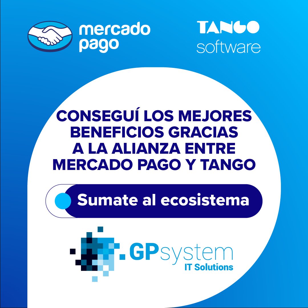 gpsystemit's tweet image. Mercado Pago y Tango Software 🤝 te acercan los mejores beneficios.
Accedé a una propuesta de valor preferencial. Sumate a nuestro ecosistema.
📋 ¿Querés ser parte? Completá el formulario y descubrí los beneficios
👉go.gpsystem.ar/MPago
#TangoSoftware #Axoft #MercadoPago