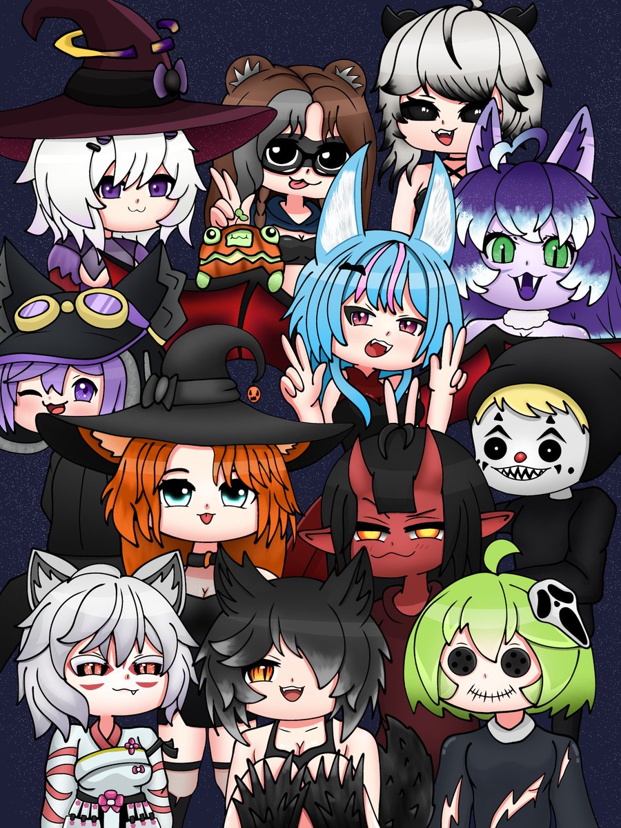 7Andrzej7's tweet image. Happy Halloween! 🎃

@Ratchet232_Vr @LordCatzy @naturesmadness @DarrenZeusVR @DullDummy @VRLolathon @VioletVR_ @KoizumiTV @MuffinSachen @Honeybumz2 @paper_bagu @RozeyBlue 🧡