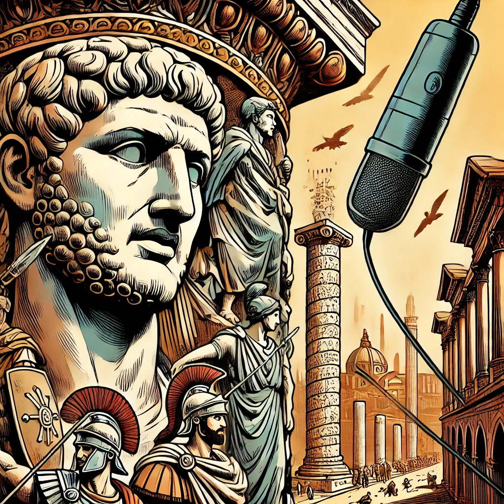 AISL Podcast Episode #2: t.uzh.ch/1Lr Tune in and discover the column of Trajan in our new, automatically generated format! #ancienthistory #digitalhumanities #history #AI #Podcast
