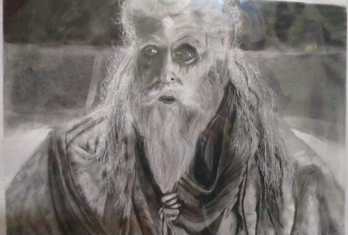 drashishbadaya's tweet photo. @SrBachchan hope you like the sketch.  Happy Diwali. https://t.co/49kKrRua2W