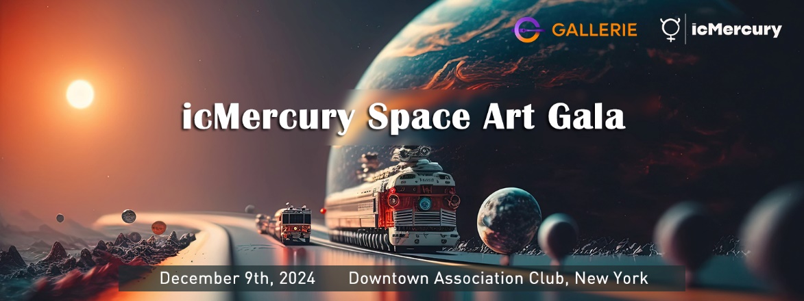 Get ready for the icMercury Space Art Gala on Dec 9, 2024! Explore stunning space-inspired art from emerging global talents at the Downtown Association Club. 🌌✨ <a href="/ic_mercury/">icMercury</a> 
#ArtBeyondTheStars icmercury.com/events/