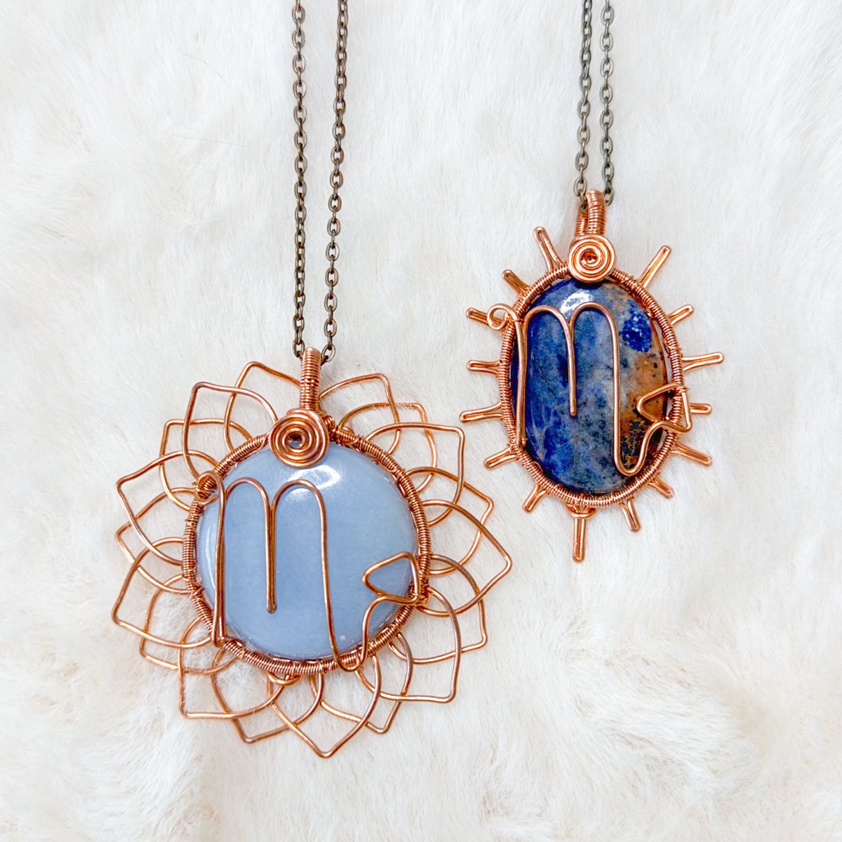 mildhippie's tweet image. Scorpio pendants for Scorpio szn ♏️🩵

a part of my “ice bath” collection coming Friday November 1st at 8pm eastern time
