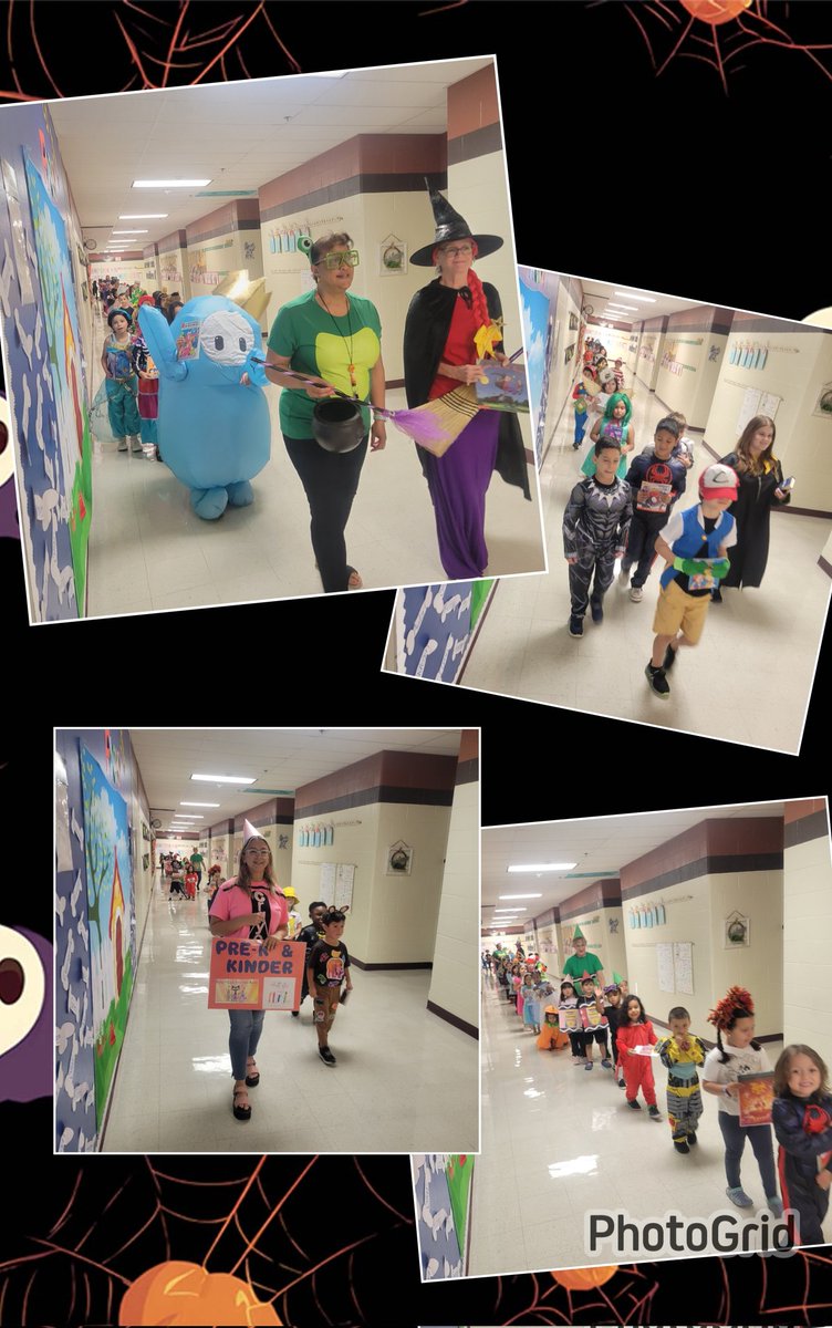 NISDElrod's tweet photo. Superheroes, princesses, and more storybook friends filled our halls this morning for our annual Storybook Character Parade.  Special thanks to our librarian,  @eaglelibrary1, for organizing the parade.  
@NISD
@NISDLib 
@nisdelemelar https://t.co/3TRZtbi9MZ