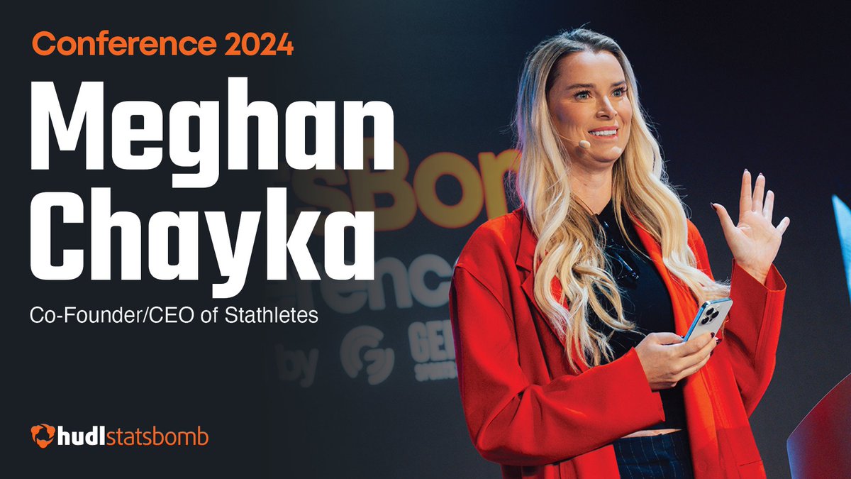 Statsbomb's tweet image. Founder mode in sports analytics

Watch Meghan Chayka, Co-Founder &amp;amp; CEO of Stathletes, deliver her talk on the #StatsbombConference main stage, available to watch on our YouTube channel now

@MeghanChayka
youtube.com/watch?v=TUmzaP…