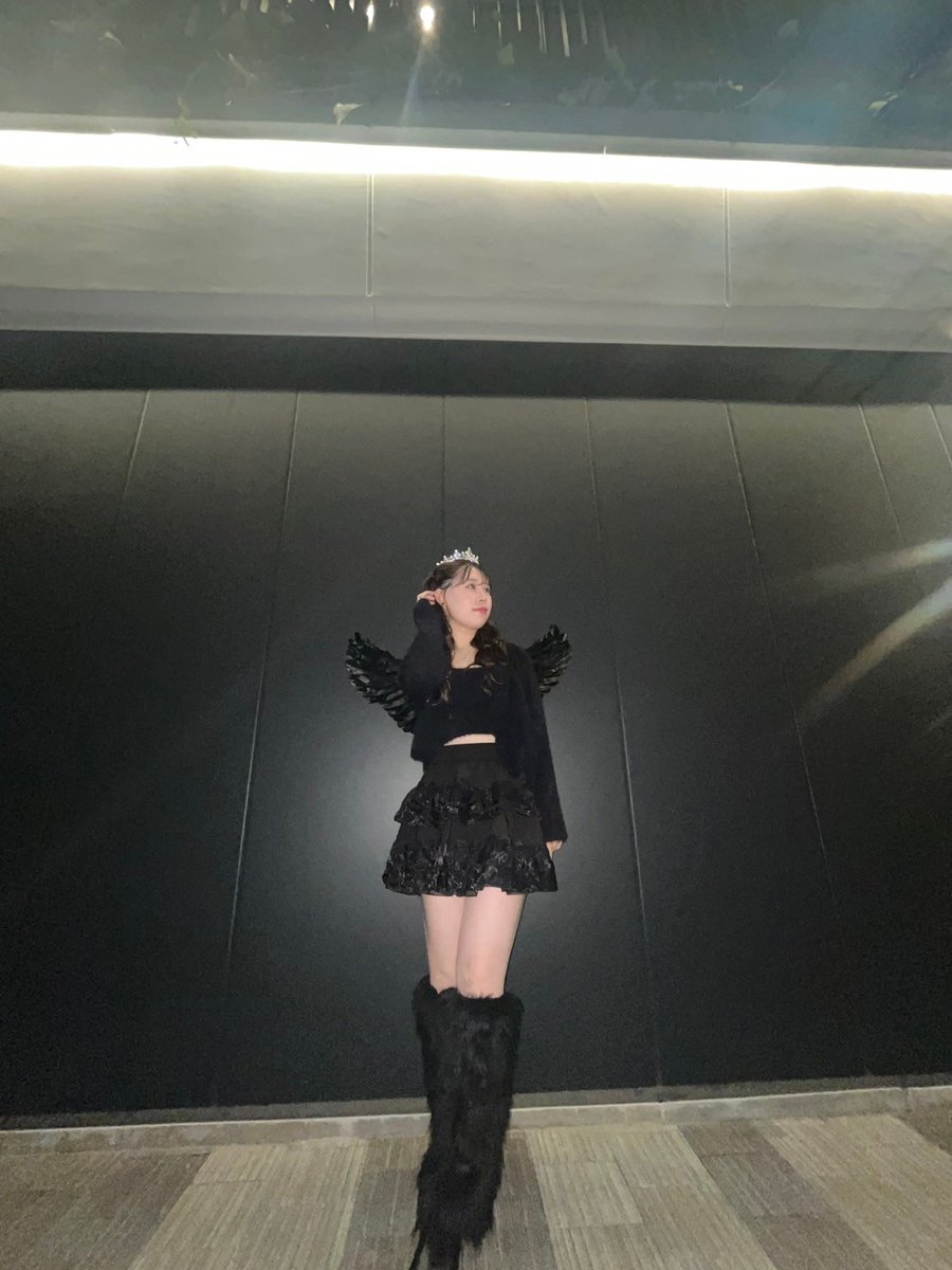 今年のハロウィンは悪魔のコスプレしたよ🎃