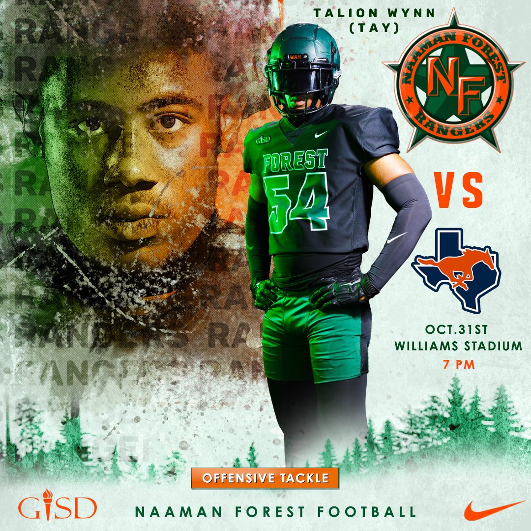 The Rangers take on the Mustangs for senior night at 7pm! Make sure you come out and show all the love on their last home district game! 💚🧡