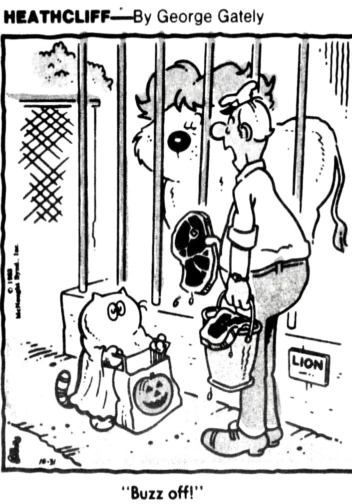 ClassicStrips's tweet image. Heathcliff By George Gately 10-31-83