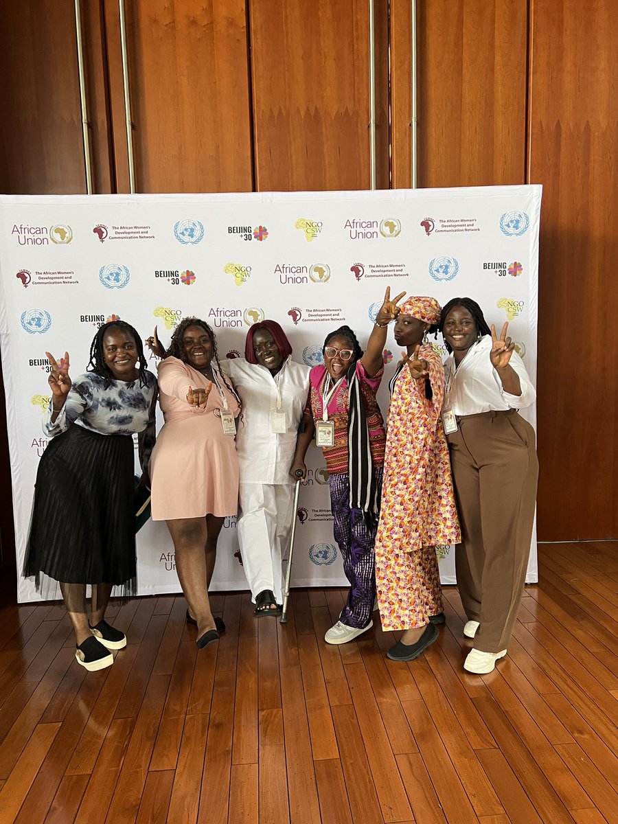 It’s being a power-packed 2 days participating in the #Beijing+30 Africa Regional CSO and Youth Consultation in Addis Ababa, Ethiopia at the African Union HQ.

Young African women leaders and activists unite in solidarity, safeguarding our gains and #amplifyingourvoices.