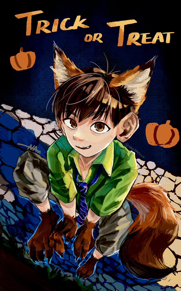 NavyGapocha's tweet photo. Chilchuck × Nick Wilde(zootopia)

－－
#art #digitalart #anime #dungeonmeshi #chilchuck #chilchucktims #奇爾查克 #チルチャック #halffoot #halloween #Nick #Nickwilde #zootopia https://t.co/1NvURNpqGO