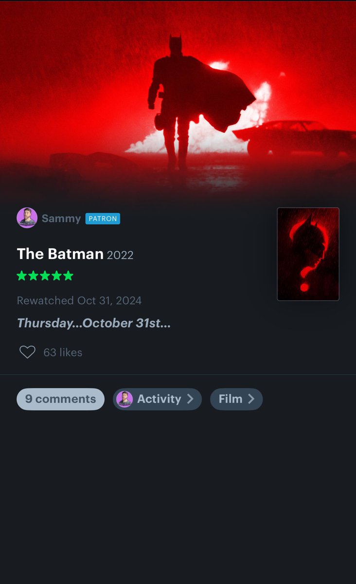 SammyJReacts's tweet photo. This is what @letterboxd is all about https://t.co/tQO0JSWEFU