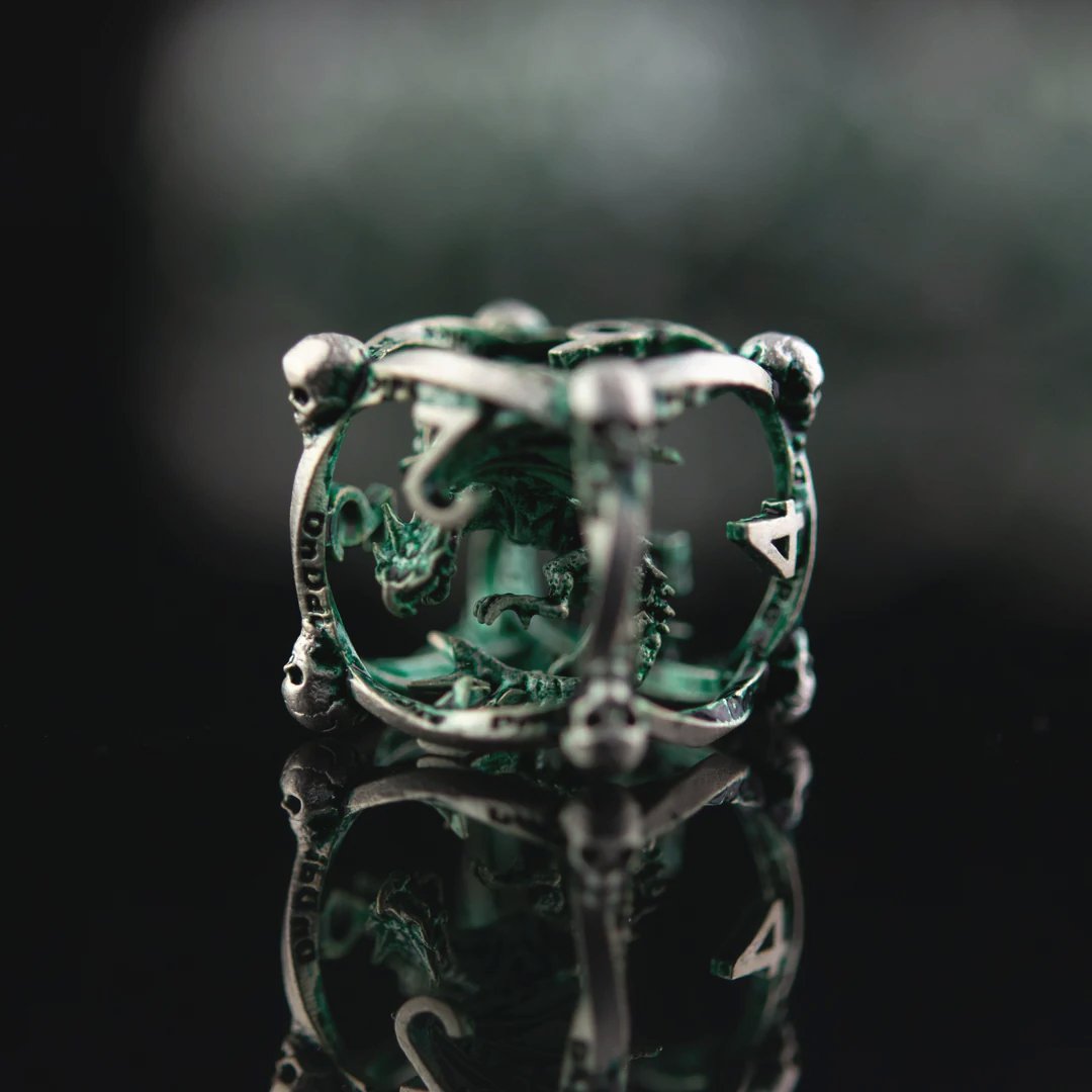 MistyMtnGaming's tweet image. Embrace the dark and mystical this Halloween with our Draco Immortui Hollow Metal Dice Set. Perfect for games that crave a little extra bite! 🎃🐉💀 

shorturl.at/DCsNk
#DND #DiceAddict #NerdyThings #RollForInitiative #TabletopRPG
