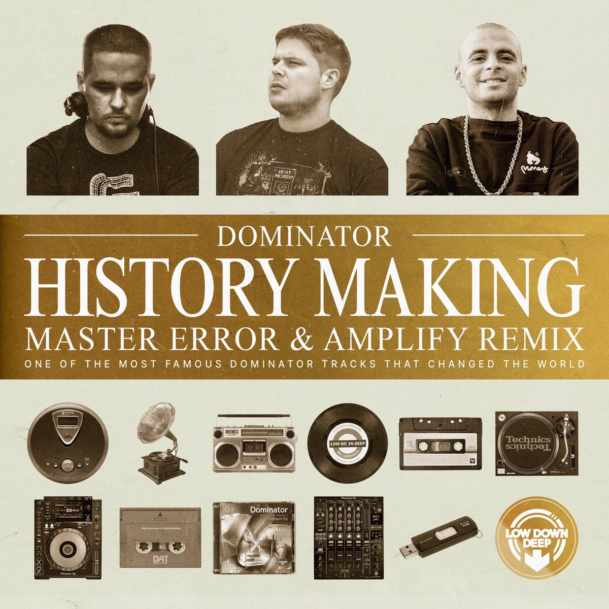 We know a lot of you have been waiting for this one!

Amplify &amp; Master Error on remix duties for the much loved ‘History Making’ from Dominator 🔥🔥

Who else thinks they smashed this? 👏👏

RIP Dom ❤️

🔗 in the normal spot!