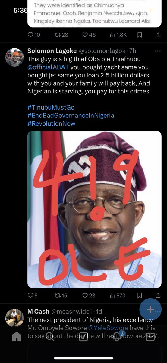 goodhopescratch's tweet photo. @Mario9jaa Think before u post , And don't do propaganda and tribalism cos is never going to go well cos that's what apc govt has been doing to Nigeria 
#bad #govt #apc #t-pain #freedemocracy #endbadgovt https://t.co/CREhG8oD25