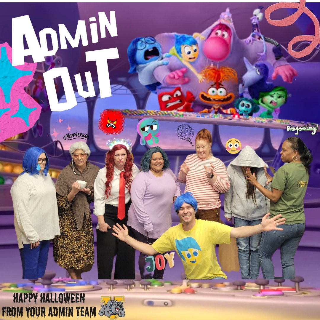 The VISD Admin Team wishes everyone a safe and fun Halloween! 🎃🎃