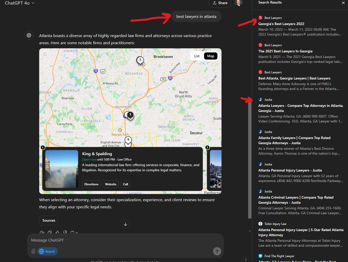 Here we go, SearchGPT live for all! 😏
#localseo #legalmarketing