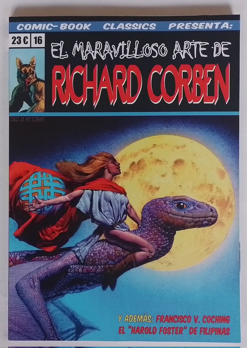 AmraSeldon's tweet photo. 144.  
Comic-Book Classics presenta #16 
El maravilloso arte de Richard Corben     
Comic Is Art Library, Juliol 2020  
(en castellà) 

#ElsMeusComics 
#RichardCorben 
#Corben https://t.co/z9zQexc6c1