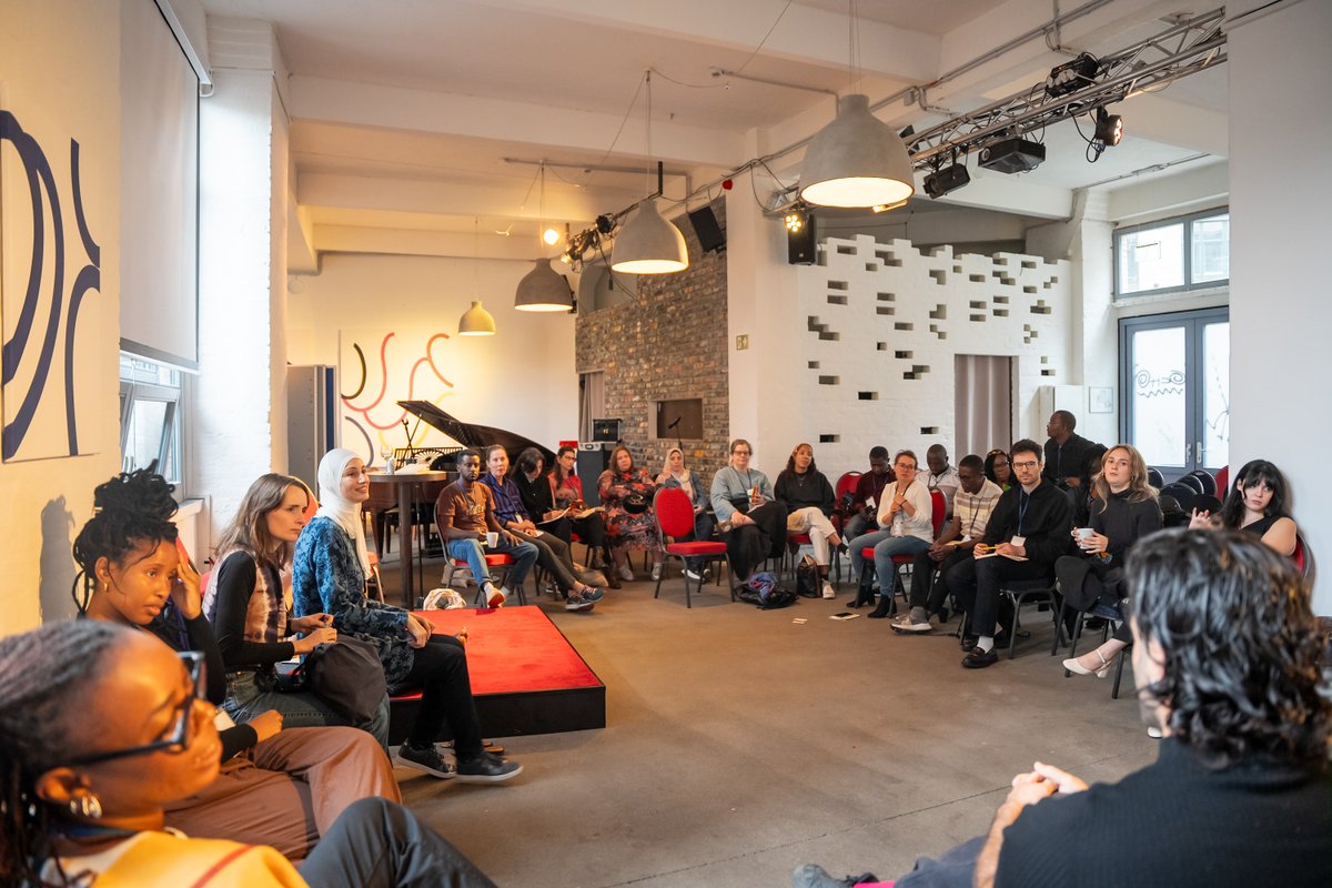 TheMuseumsLab's tweet photo. On Whose Terms? Towards Meaningful Equitable Collaborations Sharing Circle
Module 2 of #TheMuseumsLab concluded with a conversation hosted by members of the alumni collective Disrupting & Reorienting Restitution. A huge thanks for creating space for this important conversation! https://t.co/M3F3tfVU3Q