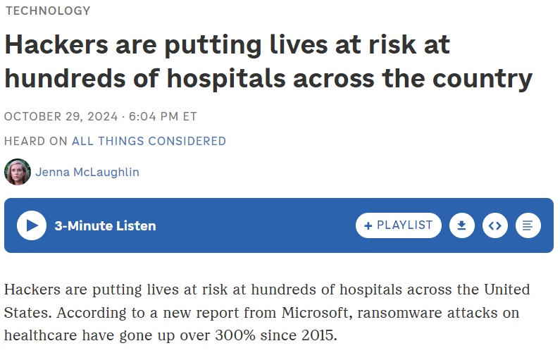 UC San Diego Center for Healthcare Cybersecurity tweet media