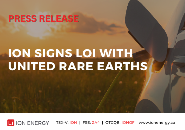 $ION Signs an LOI with United Rare Earths!

We're excited to announce the next step in our #GrowthStrategy, to progress a business combination with UnitedRE, a US-based rare earths #recycling &amp; refining company!

👉bit.ly/4frBDFv 
#Lithium #CleanTech #investing