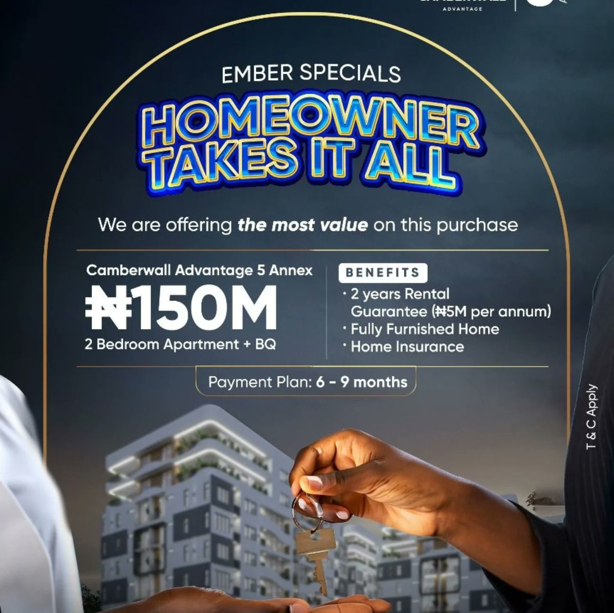 MayogateP's tweet photo. Invest in luxury at Camberwall Advantage 5 &amp; 5 Annex, Lekki Phase 1. 
Offering spacious 2-bedroom, 3-bedroom, and 4-bedroom terrace units, each with premium amenities. Enjoy 24-hour security, a swimming pool, gym, and recreational spaces. CALL☎️: +2348113663921 https://t.co/6epvFVYk2r