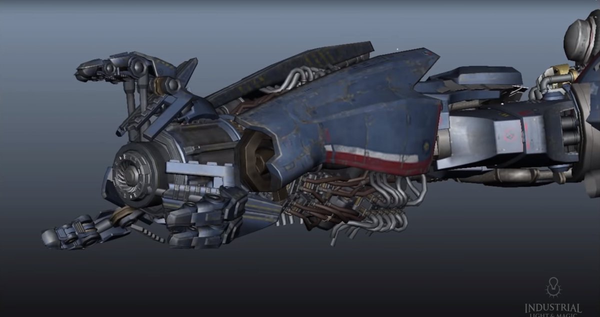 RassoulEdji's tweet photo. Viewport screen grabs for the Gypsy Danger asset from Pacific Rim by ILM. Incredibly cool to see un-rendered assets https://t.co/9lYnAX7o9M
