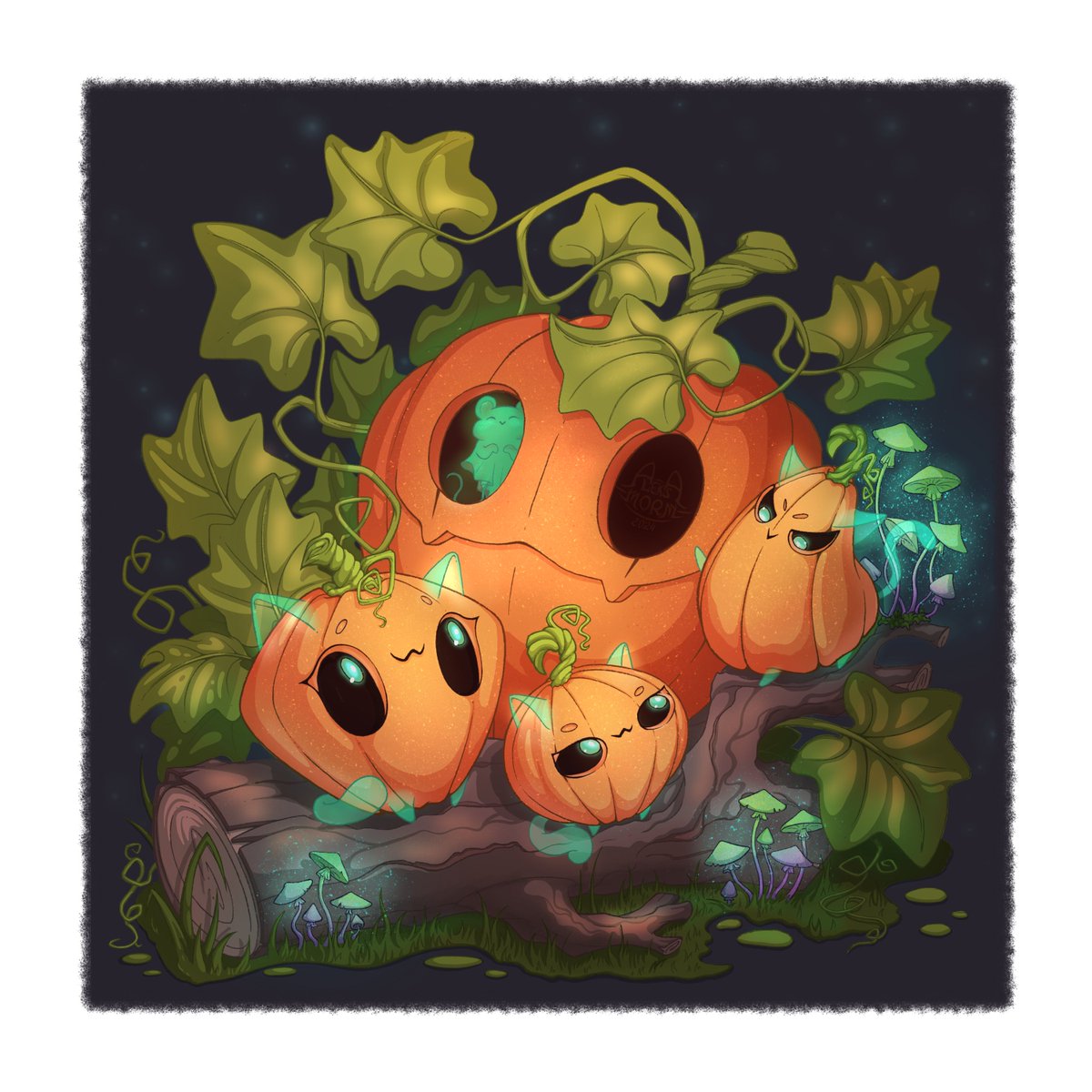AleksaMorm's tweet photo. Happy Halloween! I really love this holiday.🎃  #illustration #halloween #drawing https://t.co/1X9Ob7GmNU