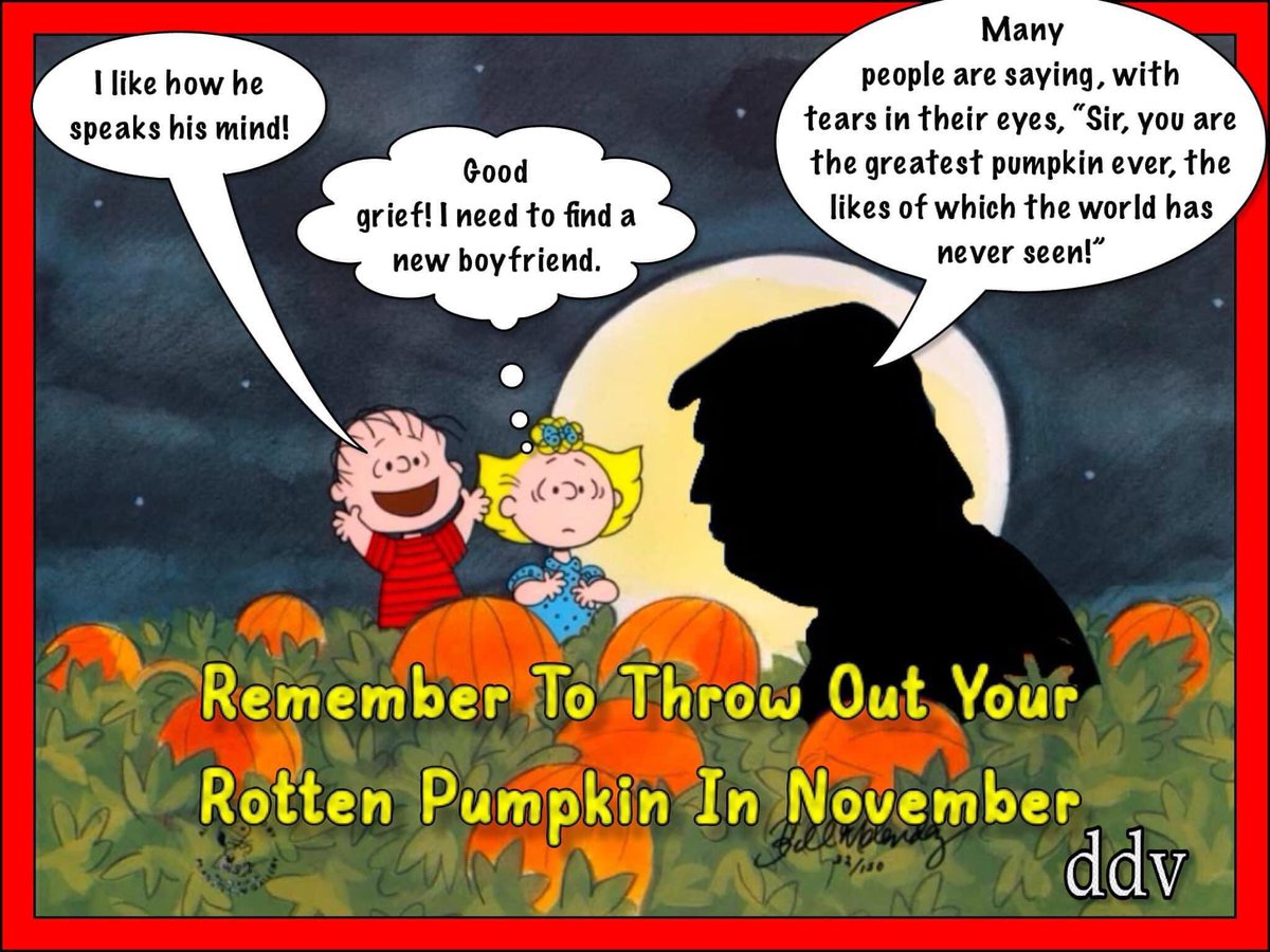 Happy Halloween! Don’t forget to throw out that orange pumpkin on Nov. 5th! 🎃🇺🇸 <a href="/TheDemocrats/">Democrats</a> <a href="/OccupyDemocrats/">Occupy Democrats</a> <a href="/DNC/">Democratic Party</a> <a href="/RpsAgainstTrump/">Republicans against Trump</a> <a href="/AccountableGOP/">Republican Accountability</a> <a href="/RepublicansAga5/">Anti-Kleptocracy Conservative</a> <a href="/VP/">Vice President JD Vance</a> @KamalaHQ @harris_wins <a href="/KamalaHarris/">Kamala Harris</a> <a href="/Tim_Walz/">Tim Walz</a> <a href="/GovTimWalz/">Governor Tim Walz</a>