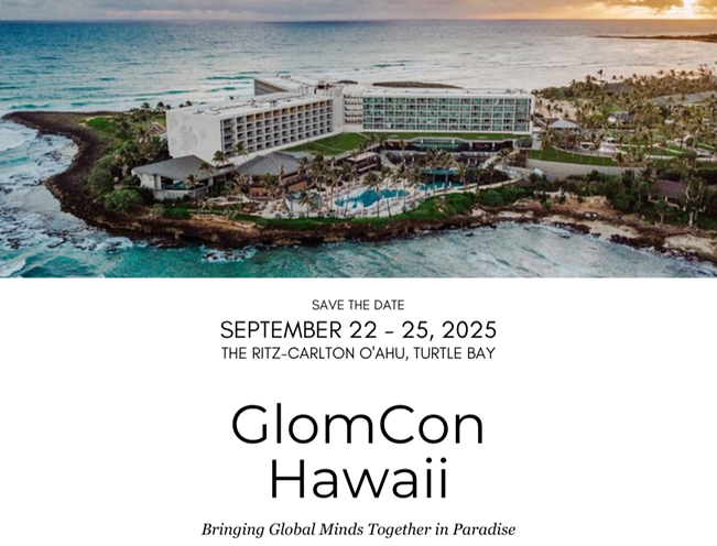 I am so excited to see this will happen again in 2025 in Hawaii. Plan your family vacation around it! #GlomCon <a href="/GlomCon/">GlomCon</a>