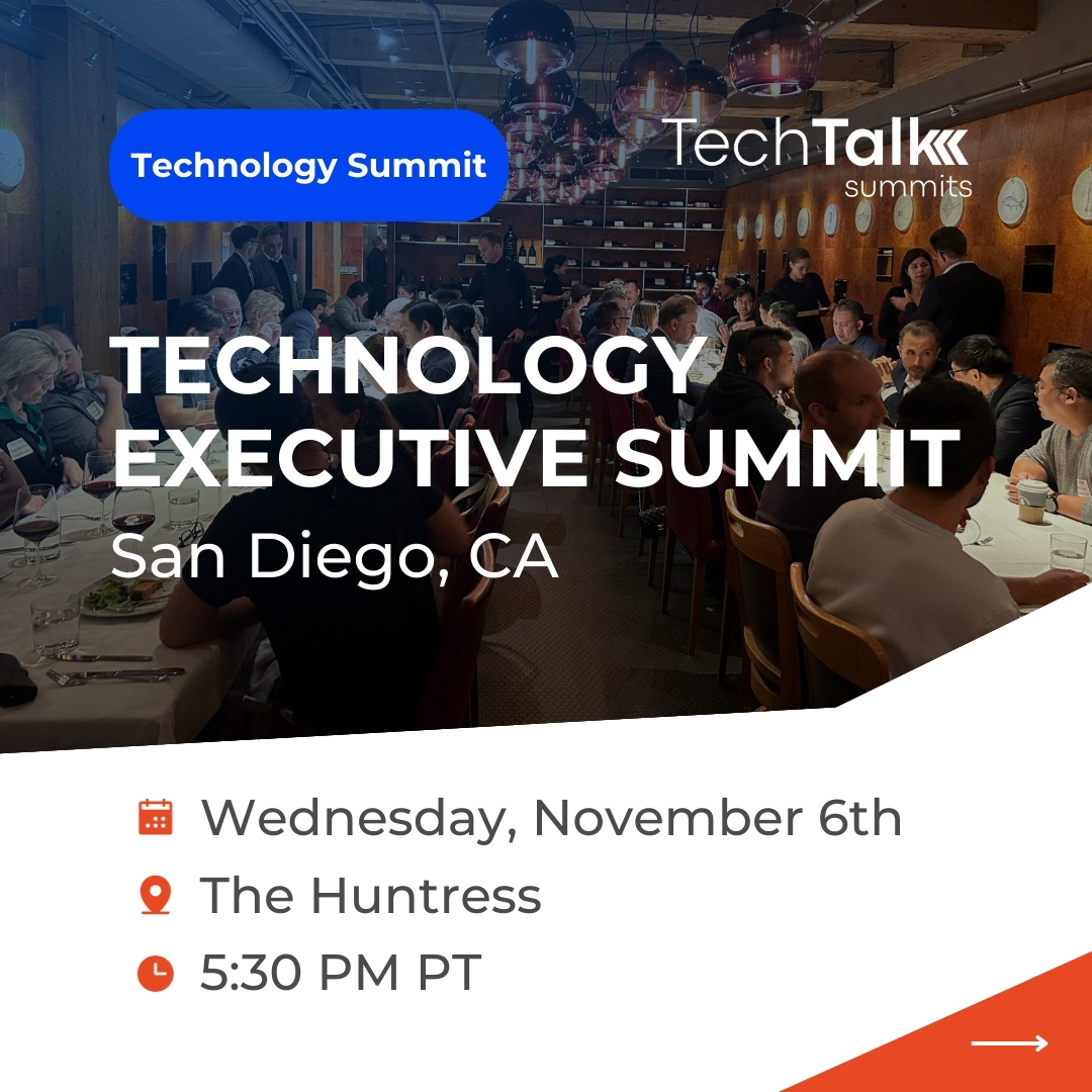 techtalksummits's tweet image. #SanDiegoTech leaders, join us on Nov 6th at 5:30 PM PT for our #TechnologyExecutiveSummit at #Huntress.

🍸 Don’t miss this #NetworkingOpportunity, featuring handcrafted cocktails and insightful conversations on the industry&apos;s biggest challenges. RSVP: tinyurl.com/479c8xxb.
