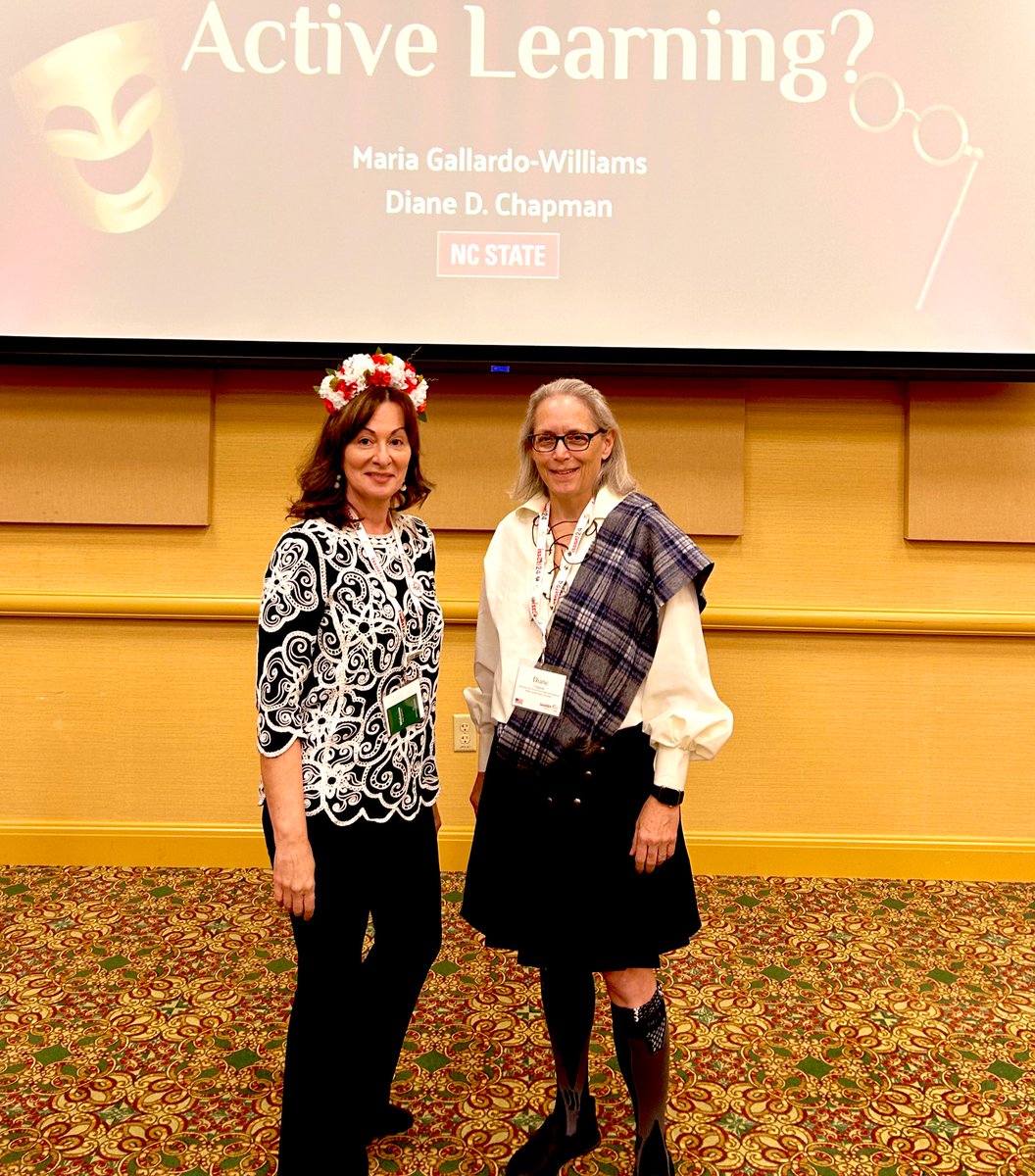 M Gallardo-Williams (@teachforaliving) on Twitter photo When you have to do a conference presentation on Halloween, you have to do it in costume! <a href="/ISSOTL/">ISSOTL</a> #ISSOTL24 <a href="/NCStateOFE/">NC State Office for Faculty Excellence</a> <a href="/DianeDChapman/">Diane Chapman (dianedoc.bsky.social)</a> When you have to do a conference presentation on Halloween, you have to do it in costume! <a href="/ISSOTL/">ISSOTL</a> #ISSOTL24 <a href="/NCStateOFE/">NC State Office for Faculty Excellence</a> <a href="/DianeDChapman/">Diane Chapman (dianedoc.bsky.social)</a>