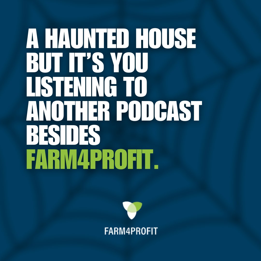 Farm4ProfitLLC's tweet photo. While ghosts and goblins may haunt Halloween, farmers face their own spooky challenges every day!
Catch all our on our other social platforms. ๐ป
#Farm4Profit #CornPrices #Cattle #Hogs #IowaPork #IowaCattle #IowaCorn #Halloween #FarmingFrights #SpookySeason #FarmLife #AgricultureChallenges