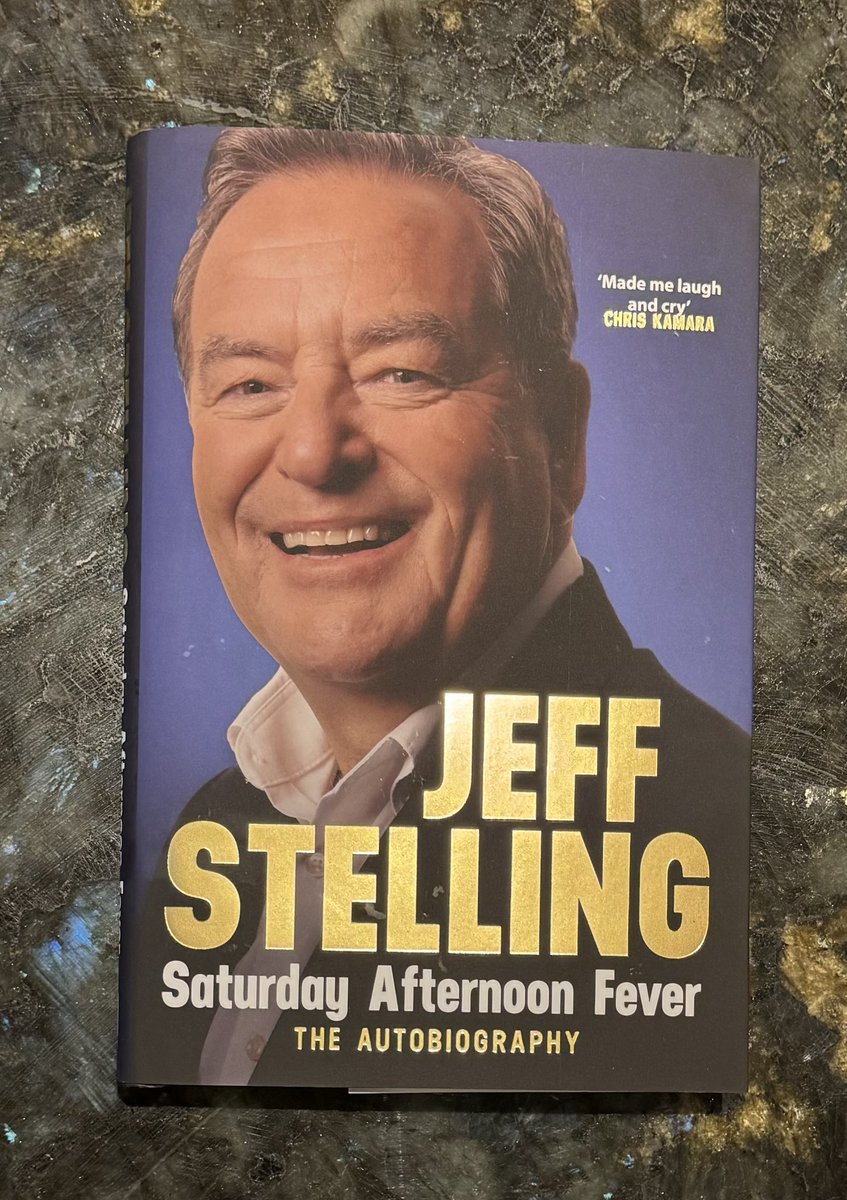 This is terrific. Entertaining, very moving in parts, very revealing - especially the Soccer Saturday detail - and very, very honest ⁦<a href="/JeffStelling/">Jeff Stelling</a>⁩ <a href="/headlinepg/">Headline Books</a> out Nov 7 📚