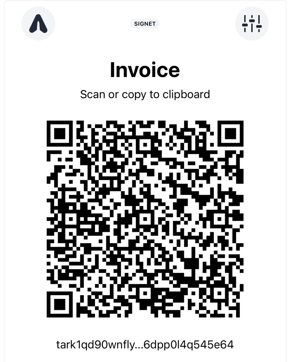 Payments on Arkade start with a user sharing a BIP21 Payment URI. 📲 The  URI contains the Bitcoin address along with a ?ark= parameter, which  includes an Ark address. BOLT 11/12 payment