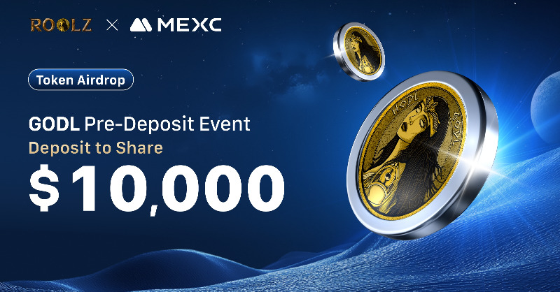MEXC's tweet photo. 🔥 We're excited to present the @Roolznft / $GODL Pre-Deposit Event!

👉Deposit $GODL to share 10,000 $USDT

⏰ Event Period: October 31, 2024 17:00 - November 5, 2024 09:00 (UTC)