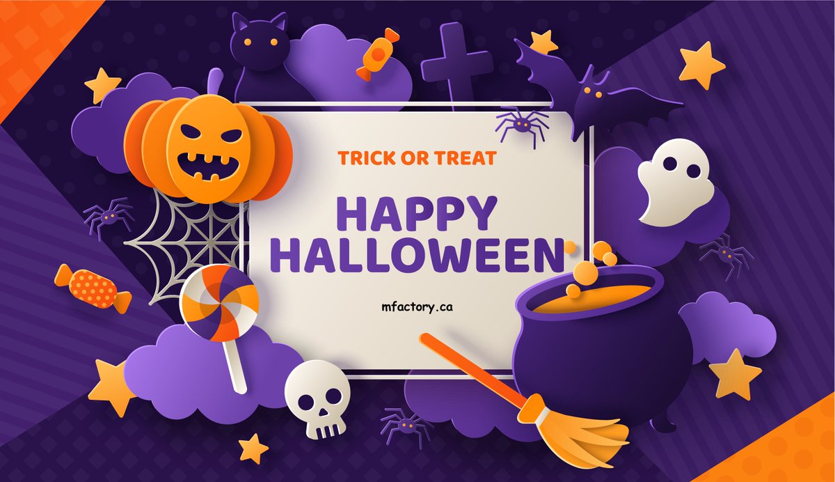 IanClarkMB's tweet image. Happy Halloween
We hope your day is filled with spooky fun, sweet treats, and a little bit of magic. Whether you’re out trick-or-treating or celebrating with friends, we wish you a hauntingly good time! Stay safe and enjoy the festivities! 👻🍬
mfactory.ca/happy-hallowee…
